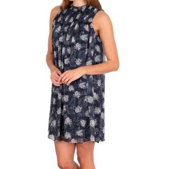 NEW NWT Joie Baltic Print Mini Dress Size XL - Picture 2 of 8